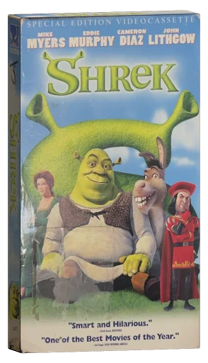 Shrek VHS, DreamWorks Home Entertainment