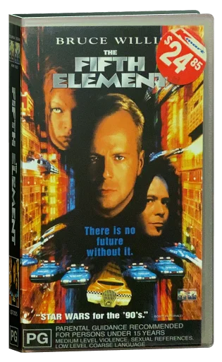 The Fifth Element VHS, Columbia TriStar Home Video