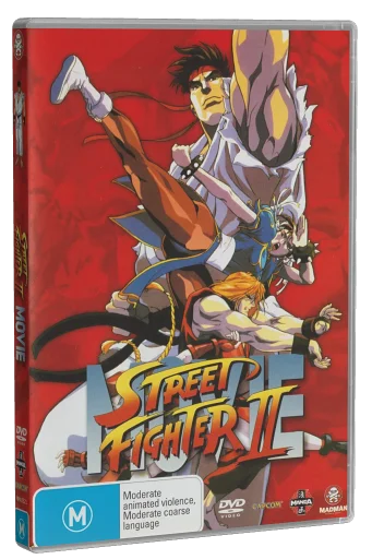 Street Fighter II: The Animated Movie DVD cover
