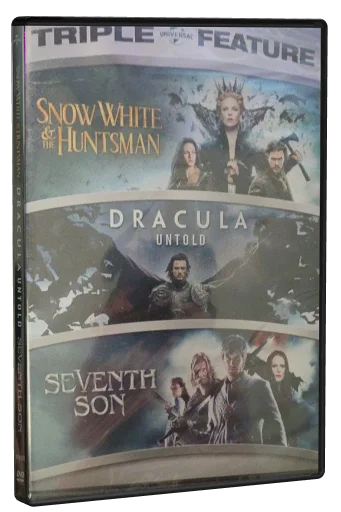 Snow White & The Huntsman / Dracula Untold / Seventh Son DVD cover