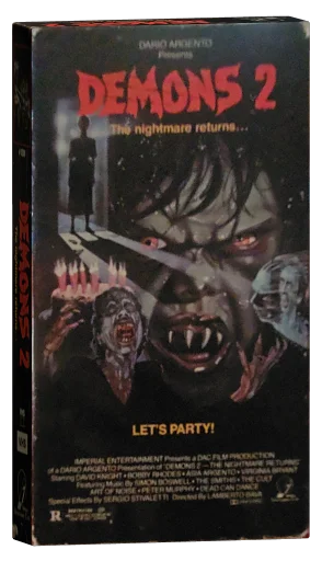 Demons 2 VHS, Imperial Entertainment Corp