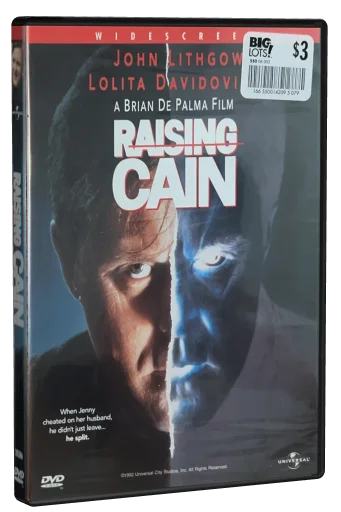 Raising Cain DVD, Universal