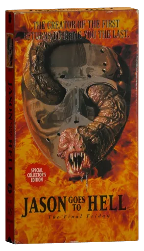 Jason Goes to Hell: The Final Friday VHS, New Line Home Video