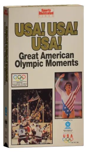 USA! USA! USA! Great American Olympic Moments VHS cover