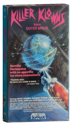 Killer Klowns from Outer Space VHS, Media Home Entertainment