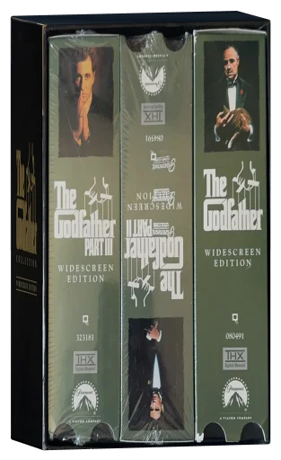 The Godfather Trilogy: 1901-1980 VHS cover