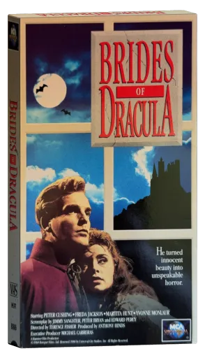 The Brides of Dracula VHS, MCA Universal Home Video