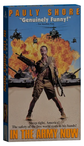 In the Army Now VHS, Hollywood Pictures Home Video
