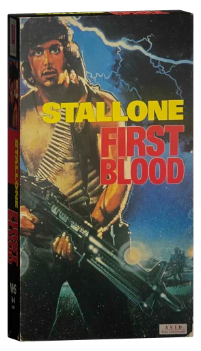 First Blood VHS, Avid Home Entertainment