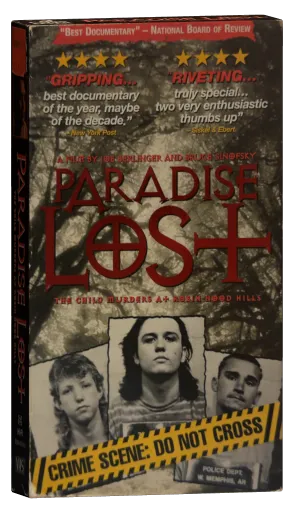 Paradise Lost: The Child Murders at Robin Hood Hills VHS, Cabin Fever Entertainment
