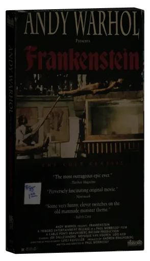 Andy Warhol Presents Frankenstein VHS, Triboro Entertainment Group