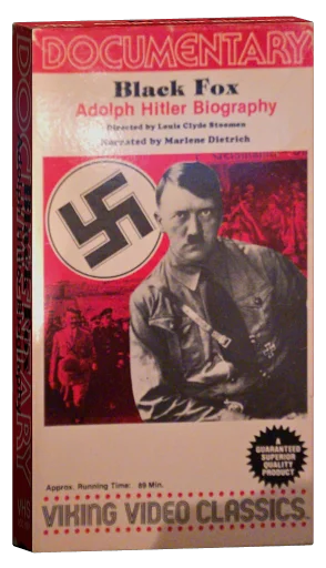 Black Fox: Adolph Hitler Biography VHS cover