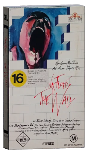 Pink Floyd: The Wall VHS, MGM/UA Home Video