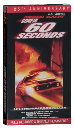 Gone in 60 Seconds VHS, BCI, A Navarre Corporation Company