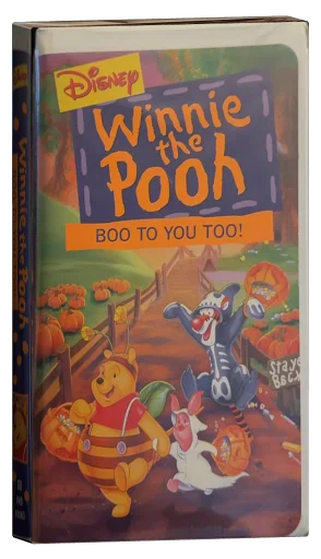 Winnie the Pooh boo to you too VHS cover