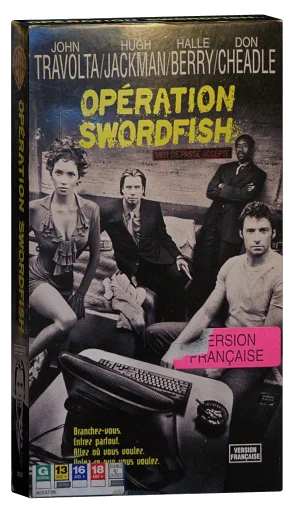 Opération Swordfish VHS cover