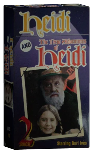 Heidi and The New Adventures of Heidi VHS cover