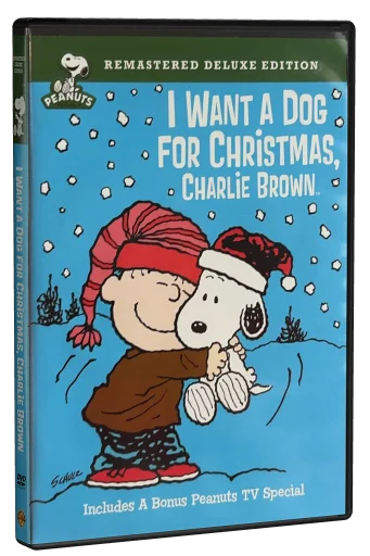 I Want a Dog for Christmas, Charlie Brown DVD, Warner Home Video