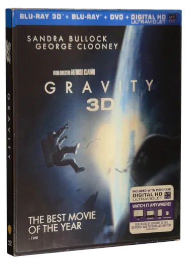 Gravity Blu-ray, Warner Bros. Pictures