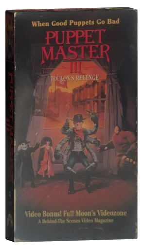 Puppet Master III: Toulon's Revenge VHS, Paramount Home Video