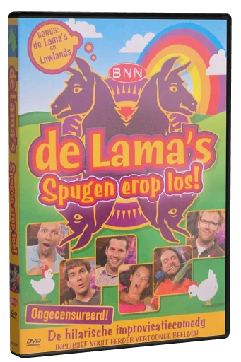 De Lama's - Spugen erop Los DVD cover