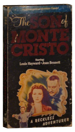The Son of Monte Cristo VHS cover