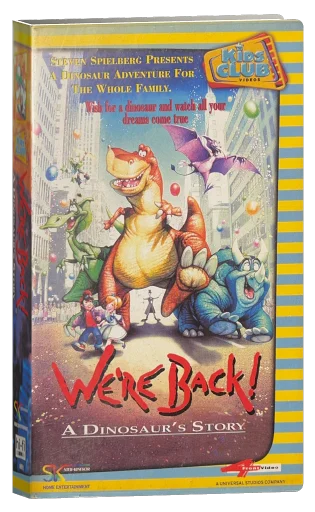 We're Back! A Dinosaur's Story VHS, Ster-Kinekor