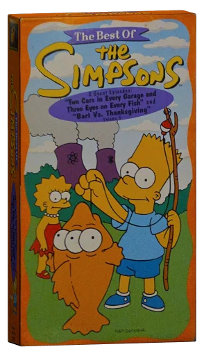 The Best Of The Simpsons VHS, 20th Century Fox Home Entertainment