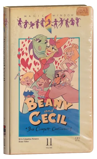 Beany and Cecil VHS, RCA/Columbia Pictures Home Video