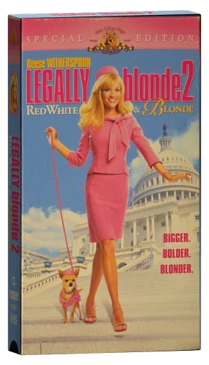 Legally Blonde 2: Red, White & Blonde VHS, MGM Home Entertainment