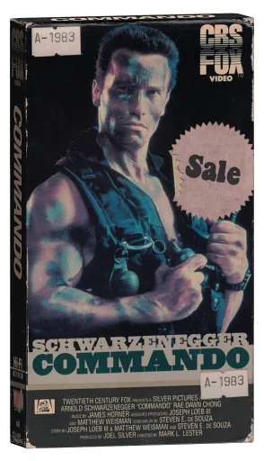 Commando VHS, CBS/FOX Video