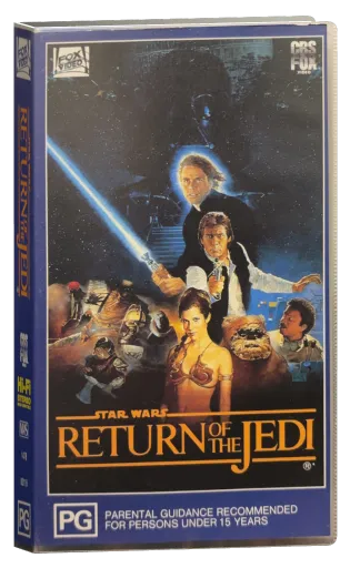 Return of the Jedi VHS, CBS/FOX Video