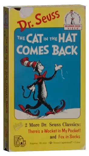 Beginner Book Video: Dr. Seuss The Cat in the Hat Comes Back VHS cover