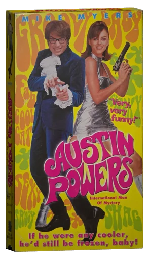 Austin Powers: International Man of Mystery VHS, New Line Home Video
