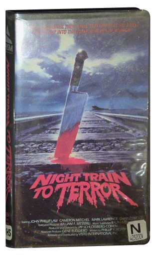 Night Train to Terror VHS, Prism Entertainment