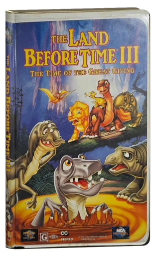 The Land Before Time III: The Time of the Great Giving VHS, MCA Universal