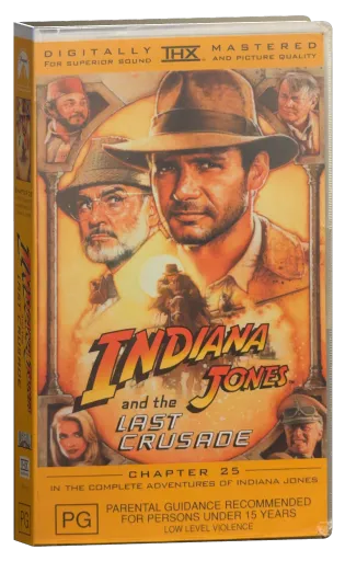 Indiana Jones and the Last Crusade VHS, Paramount Home Entertainment