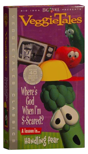 VeggieTales: Where's God When I'm S-Scared? VHS, Warner Home Video