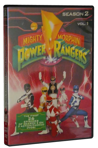 Mighty Morphin Power Rangers DVD cover