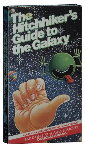 The Hitch Hikers Guide to the Galaxy VHS, CBS/FOX Video