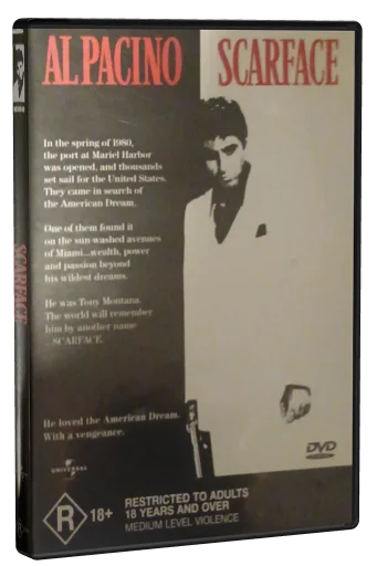 Scarface DVD, Universal