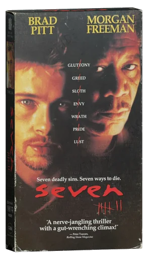 Se7en VHS, New Line Home Video