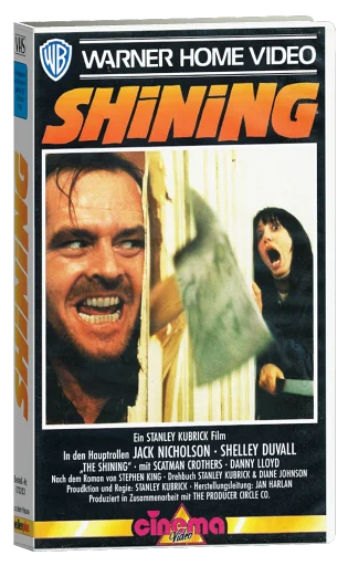 The Shining VHS, Warner Home Video