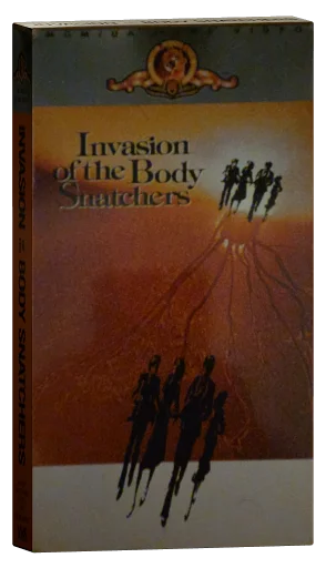 Invasion of the Body Snatchers VHS, MGM/UA Home Video