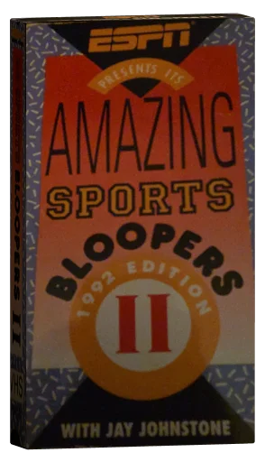 Amazing Sports Bloopers II VHS cover