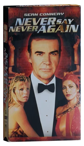 Never Say Never Again VHS, Taliafilm