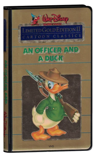 Walt Disney Cartoon Classics Limited Gold Edition II: An Officer and a Duck VHS cover