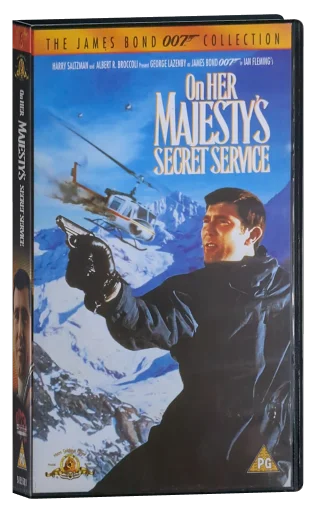 On Her Majesty's Secret Service VHS, Warner Home Video