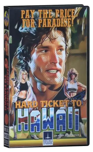 Hard Ticket to Hawaii VHS, Vinyl Hell Studios