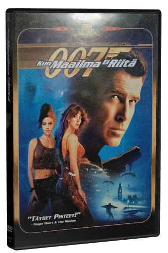 007 Kun Maailma Ei Riitä DVD cover